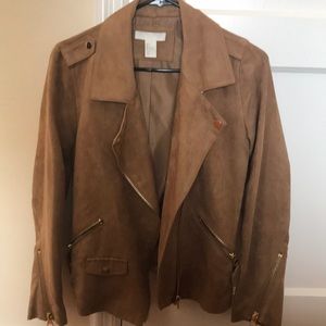 H&M Suede Jacket Size 2